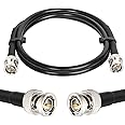 XRDS -RF 3FT SDI Cable, HD-SDI Cable BNC to BNC Digital Video Cable RG59 BNC Cable Supports HD-SDI/3G/6G-SDI/4K/8K SDI Video Cable Precision Video Cable