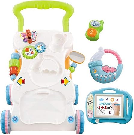 Amazon ベビーウォーカー 手押し車 幼児 赤ちゃん 教育玩具 初期発達玩具 プラスチック製 手押し車 プルトイ おもちゃ
