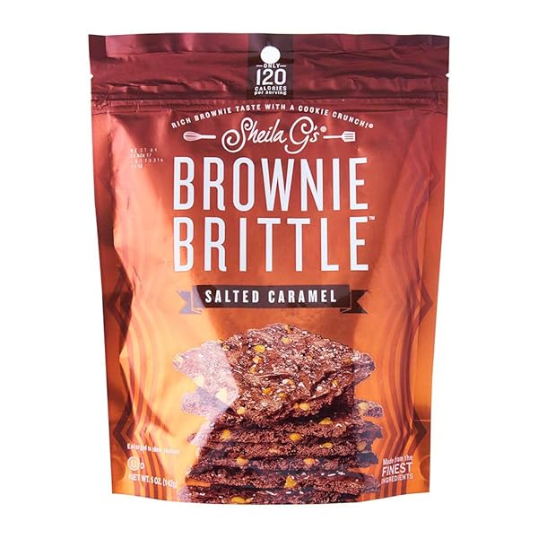 BROWNIE BRITTLE SALTED CARAMEL, 5 OZ