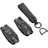 Savzokiw Heavy Metal Key Fob Cover Case Protector for Mercedes Benz, Keychain, Compatible with Mercedes Benz 2017-2021 E-Class 2018-2021 S-Class 2019-2021 A-Class C-Class G-Class