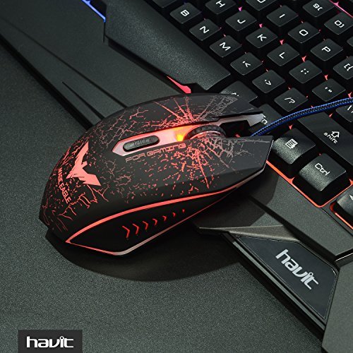 HAVIT-Rainbow-Backlit-Wired-Gaming-Keyboard-and-Mouse-Combo