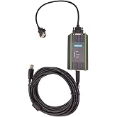 DCYNXC Compatible with Siemens PLC Programming Cable S7-200/300/400 Data Download Line 6ES7972-0CB20-0XA0,USB/MPI PC Adapter USB Cable for Siemen S7-200/300/400 PLC MPI/DP/PPI Programming Cable 16ft
