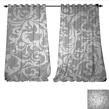 Amazon Com Window Curtain Fabric Victorian Style Large Leaf