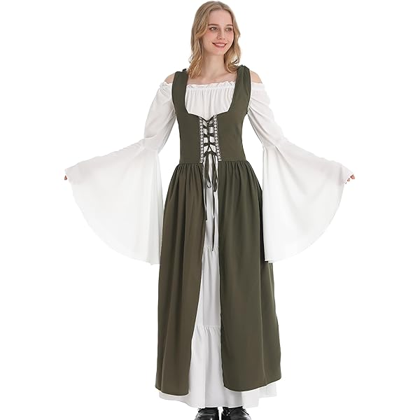 a maiden devil Medenius Arabesque カットソー Amazon.com: Uillui Renaissance Faire Costume Womens Medieval