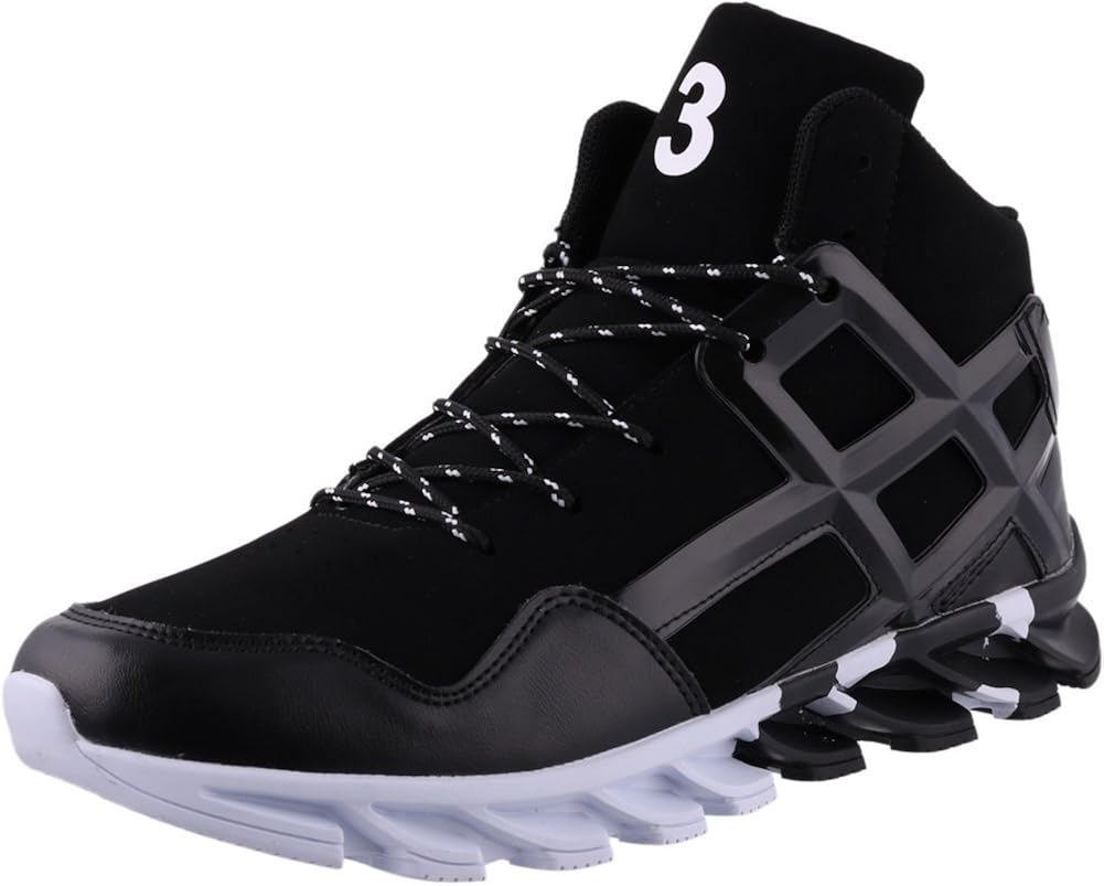  | JOOMRA Men's Stylish Sneakers High Top Athletic-Inspired Shoes | Tennis & Racquet Sports