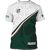 Gukefun Mens Soccer Jersey Men's Clothing Short Sleeve Top Adult Sports Fan T Shirts for Men Women