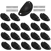 QPINGH 20 Pack Cabinet Hardware Bin Cup Drawer Pull, Cabinet Handles Drawer Knobs 2 1/2"(64mm) Hole Center