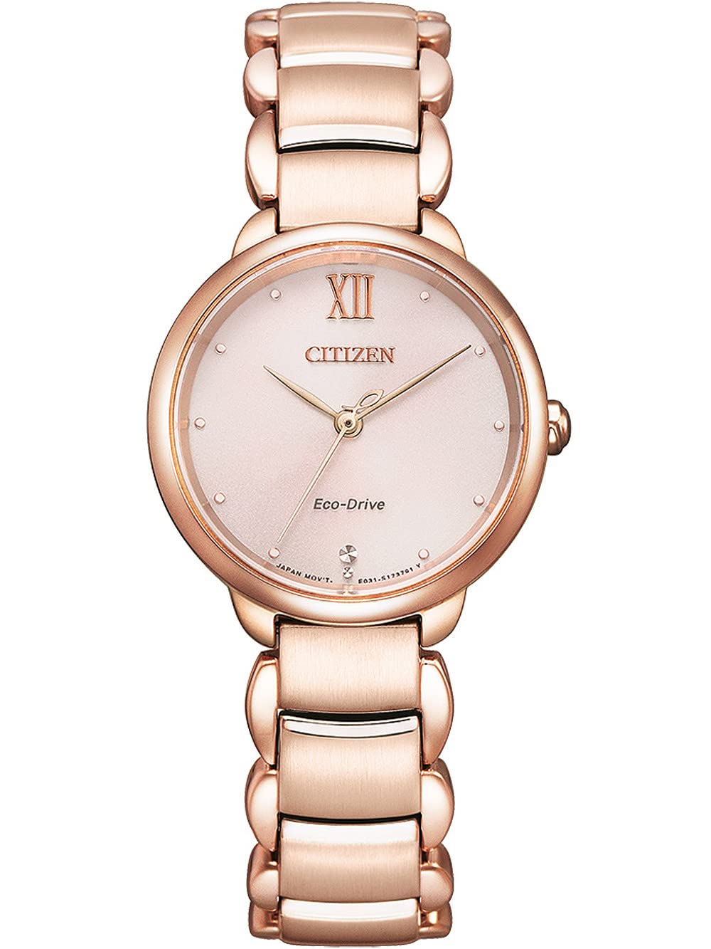 Citizen Women's Analogue Eco-Drive Watch with a Stainless Steel Band