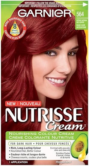 Garnier Nutrisse Nourishing Colour Cream Intense Medium Red