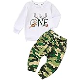 ZOELNIC 1st Birthday Clothes Outfit Boy Baby One Year Old Birthday Outfit Long Sleeve Shirt Pants Fall Winter Outfit Clothes
