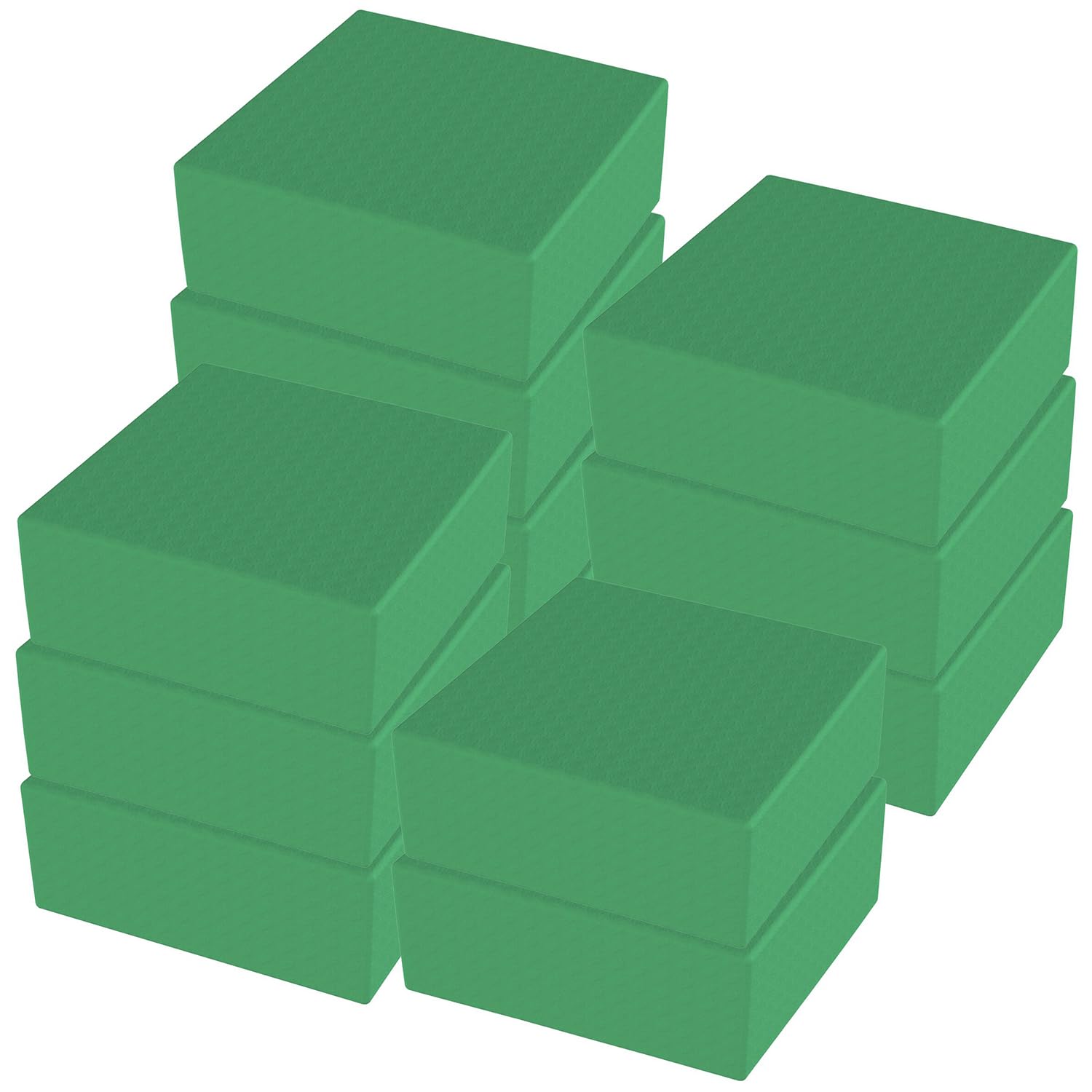 Photo 1 of Square 12 Pcs 4.5 Inch Flower Foam Block DIY Flower Arrangement Kit Wet Flower Foam for Artificial Flowers, Wedding Aisle Flowers, Party Decoration