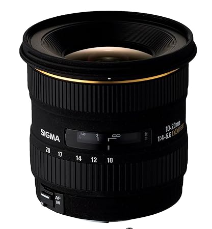 Sigma 10-20 mm F4,0-5,6 EX DC HSM-Objektiv (77 mm Filtergewinde) für Canon Objektivbajonett
