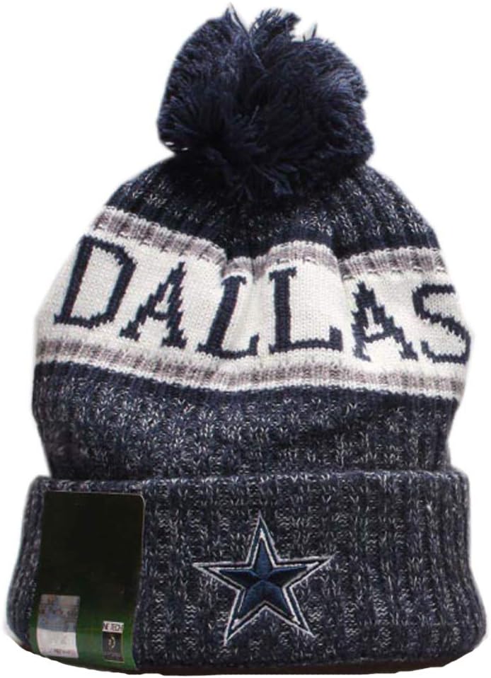 Aleys Fans Hats Winter Knit Cuffed Beanie Hat Sports Hats Fashion Toque Cap for Gift …
