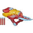 Marvel Avengers Mech Strike Monster Hunters Iron Man Monster Blast Blade Roleplay Toy with 3 NERF Darts, Toys for Kids Ages 5 and Up