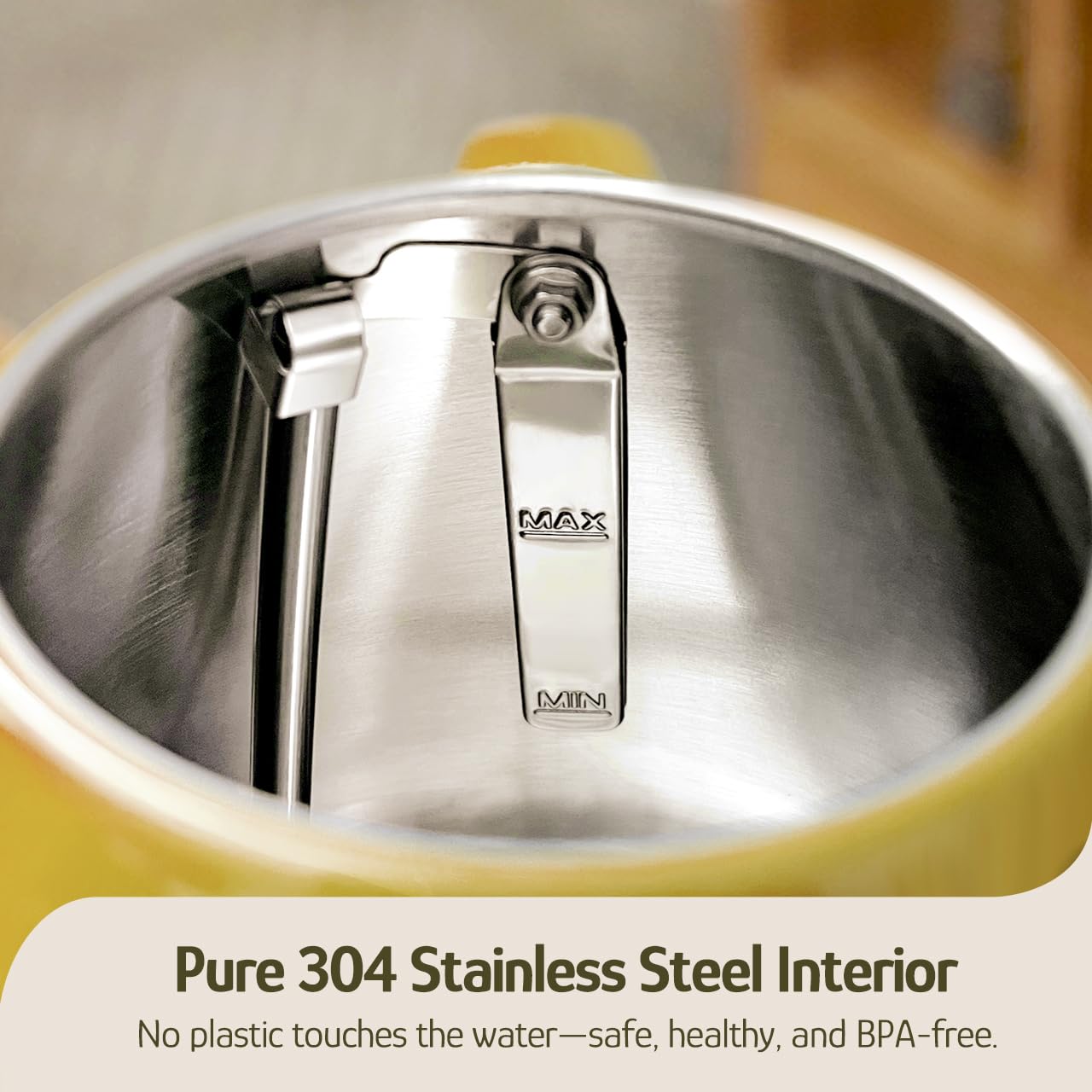 Hazel Quinn X Eduardo Recife Hervidor eléctrico - 1200 W de ebullición rápida de agua, 1,7 L/57 oz, interior de acero inoxidable 304, sin BPA, apagado automático, tetera retro inalámbrica con termómetro - estampado floral