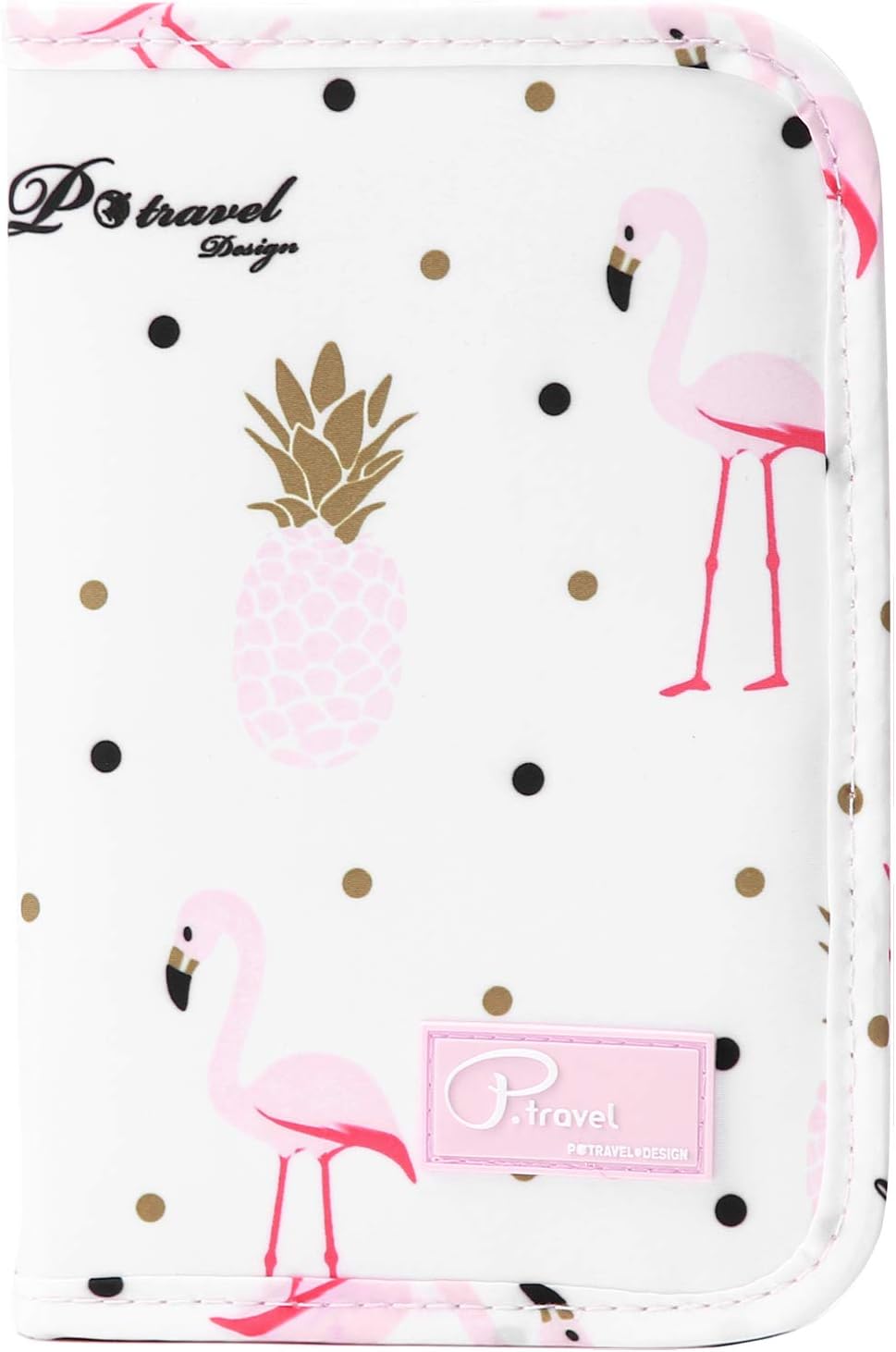  | VanFn Travel Passport Wallet, Passport Holder For Family, P.Travel Series (Pink Flamingo) | Passport Wallets