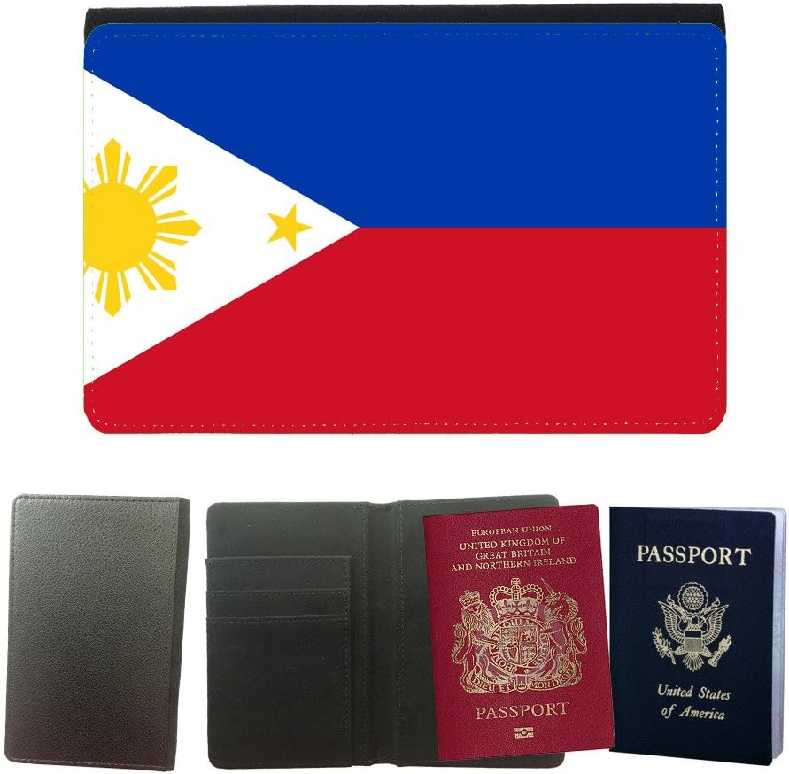 GoGoMobileHot Style PU Leather Travel Passport Wallet Case Cover//V00001141 philippines National Country Flag//Universal passport leather cover