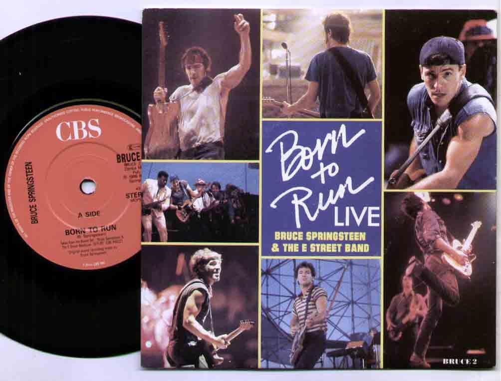 BRUCE SPRINGSTEEN - BORN TO RUN LIVE - 7" VINYL
