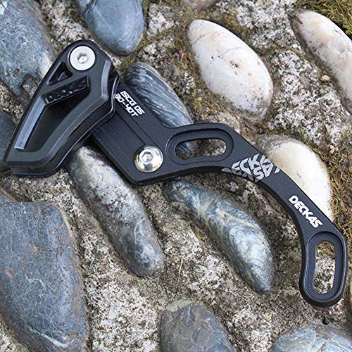 Bicycle Chain Guide,MTB Chain Guide 6061-T6 Aluminum Alloy Single Speed CNC BB Bike Parts ISCG 05 Spare, for Most Road Mountain Bike BMX Fixie(ISCG 05,Black) - Thumbnail 2