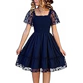zarmfly Girls Dress Summer Puffy Sleeve Embroidery A Line Chiffon Double Layer Smocked Shirred Kids Party Dresses 6-15 Years