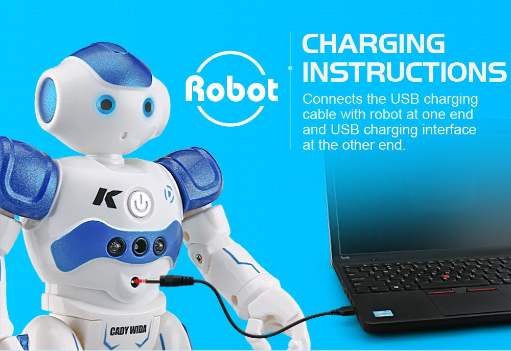 Gesture Sensing Robot Kit Birthday Gift For Girl Age Singing Led Eyes Dancing Smart Robot Lawrence Blue Rc Robot For Kids Intelligent Programmable Robot With Infrared Controller Toys Plaques Wall Art Patio