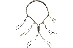 homfanseec Duck Call Lanyard Duck Hunting Accessories Whistle with 12 Removable Loops and Comfort Neck, Turkey Predator Deer Duck Goose Call Predator Gear for Outdoor Hunt