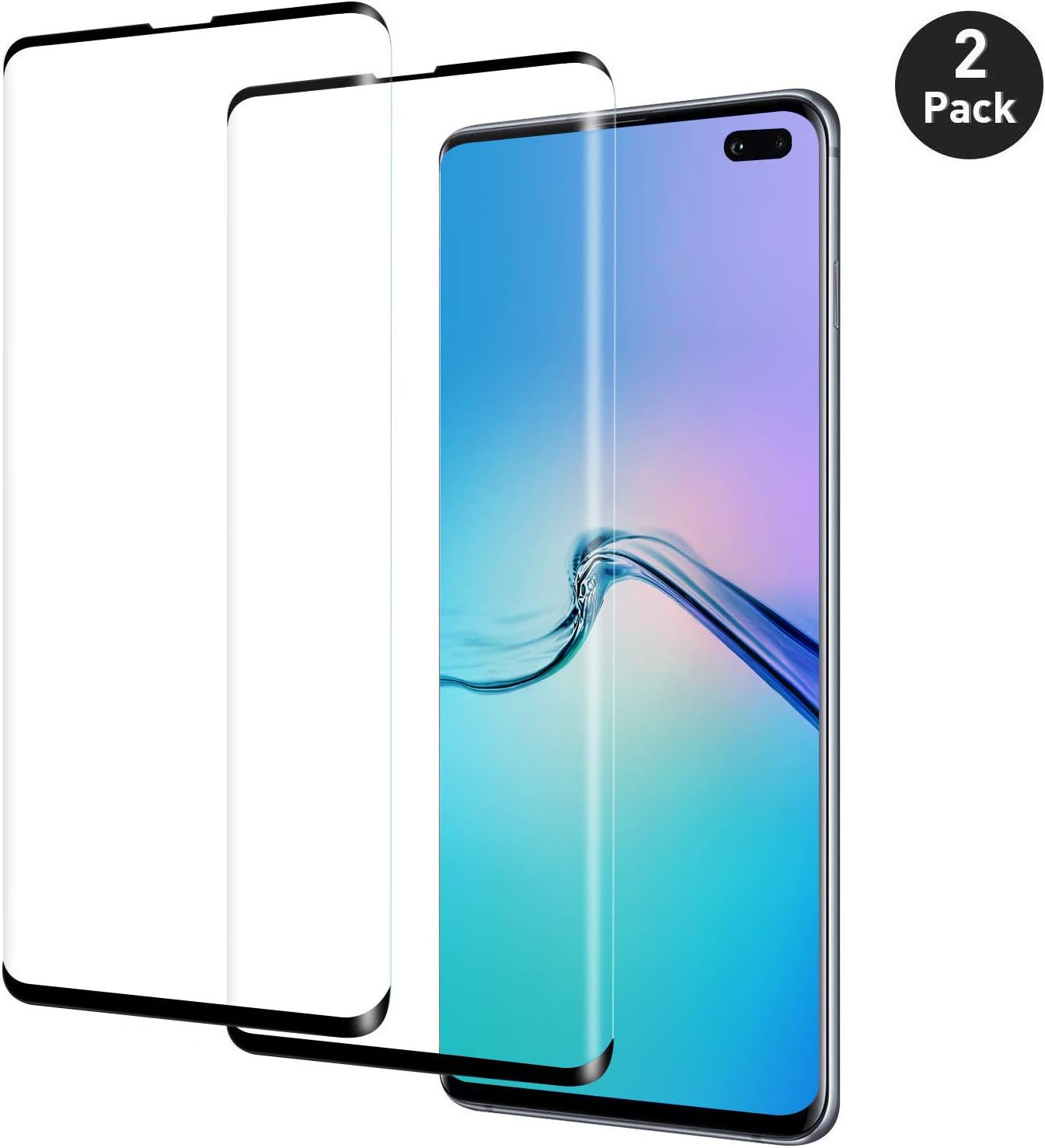 OMENT Screen Protector for Samsung Galaxy S10 Plus, S10 + Full Coverage