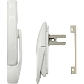 House Guard Maxim Window Locking Handle Replacement, White | Fits Maxim window operators; includes keeper for replacement. Check dimensions before purchase.