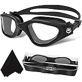 WIN.MAX Polarized Swimming Goggles Swim Pool Goggles Anti Fog Anti UV No Leakage Clear Vision for Men Women Adults Teenagers
