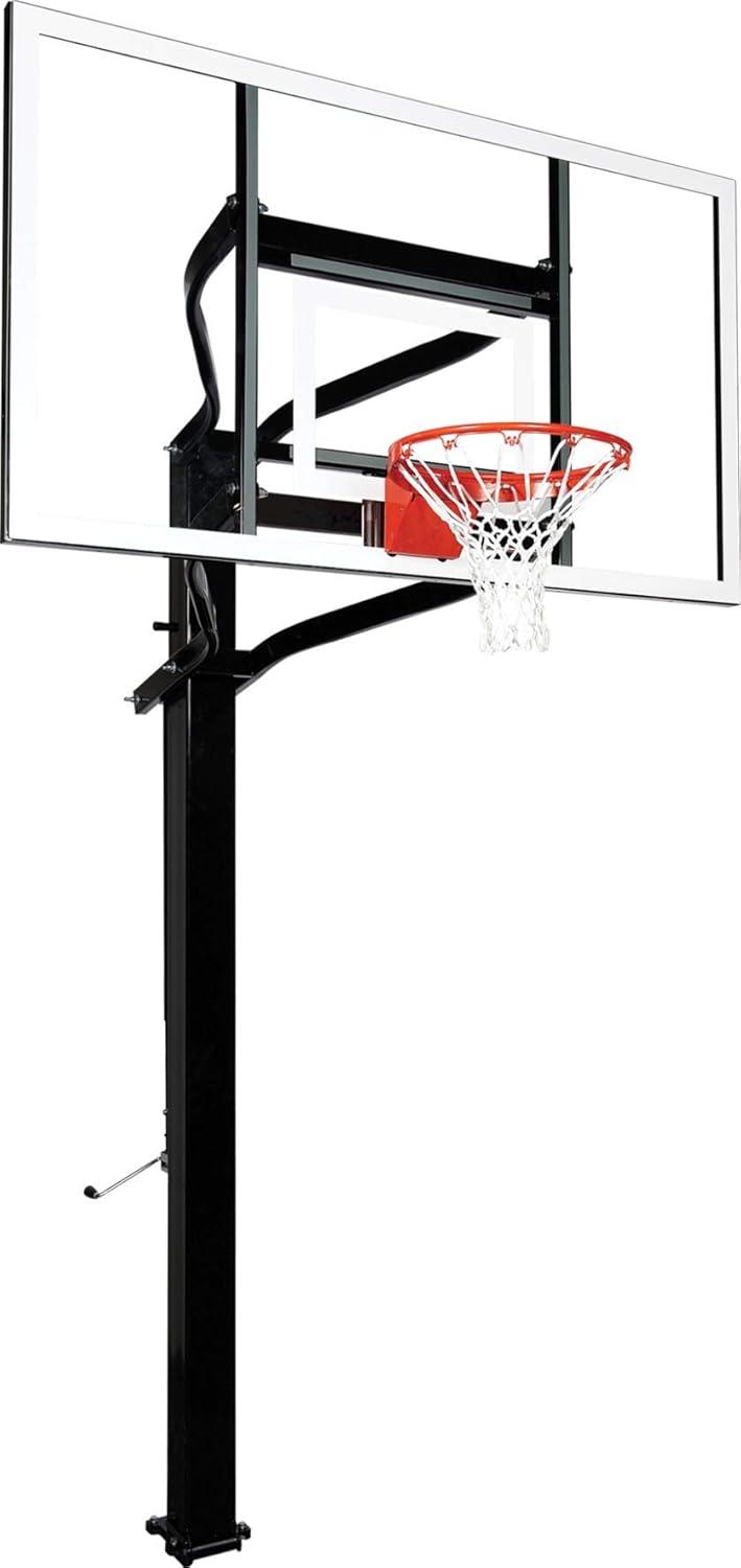 Goalsetter X672 Extreme Series Basketball System - 72-Inch Glass Backboard - HD Breakaway Rim : Sports & Outdoors
