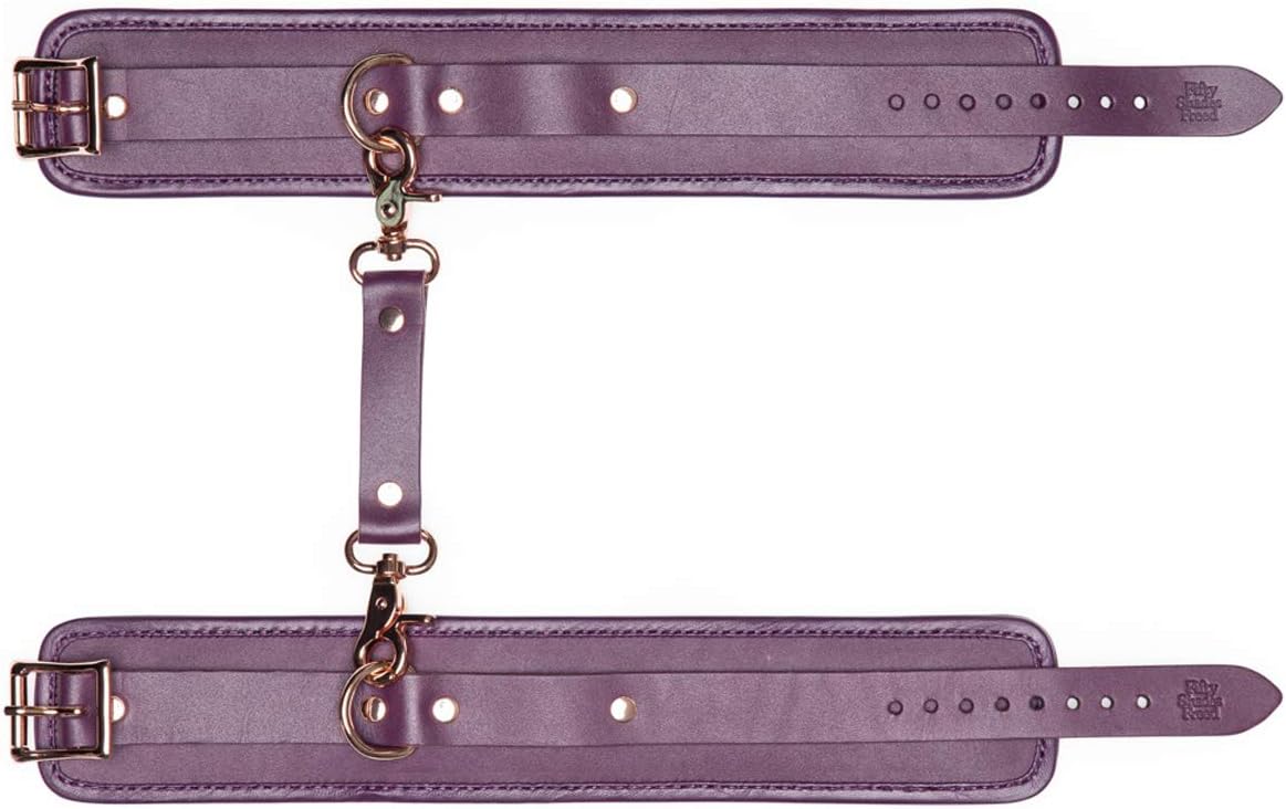 Fifty Shades Freed Cherished Collection Leather Ankle Cuffs, Multicolour - Image 5