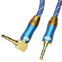 EMK 90 Degree Right Angle Aux Cable - [24K