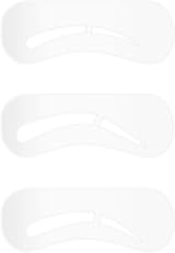 W7 Brow Bar Eyebrow Stencil Kit Shape Define Brows Professional Makeup Tool view 5