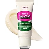 CKD Retino Collagen Gua Sha Neck Cream with Stainless Steel Roller – Neck & Jawline Tightening, Lifting, Youthful-Looking Skin Treatment, Anti-Aging Korean Skin Care, 1.69 fl oz