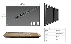AWOL VISION 100" UST Projector Screen for Bright