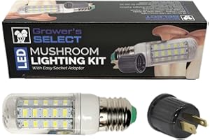 Myco Labs Grower's Select E26 LED Light | Mushroom Lighting Kit | with Socket Adapter