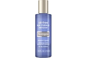 Neutrogena Gentle Oil-Free Eye Makeup Remover & Cleanser for Sensitive Eyes, Non-Greasy Makeup Remover, Waterproof Mascara Remover, Dermatologist & Ophthalmologist Tested, 3.8 fl. oz