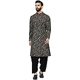 KISAH Men's Kurta Patiyala Set - Traditional Indian Ethnic Wear for Men - Ideal for Weddings, Festivals & Celebrations