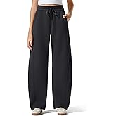 G4Free Flurrylux Fleece Lined Baggy Barrel Sweatpants Cotton Warm Wide Leg Pants with Pockets