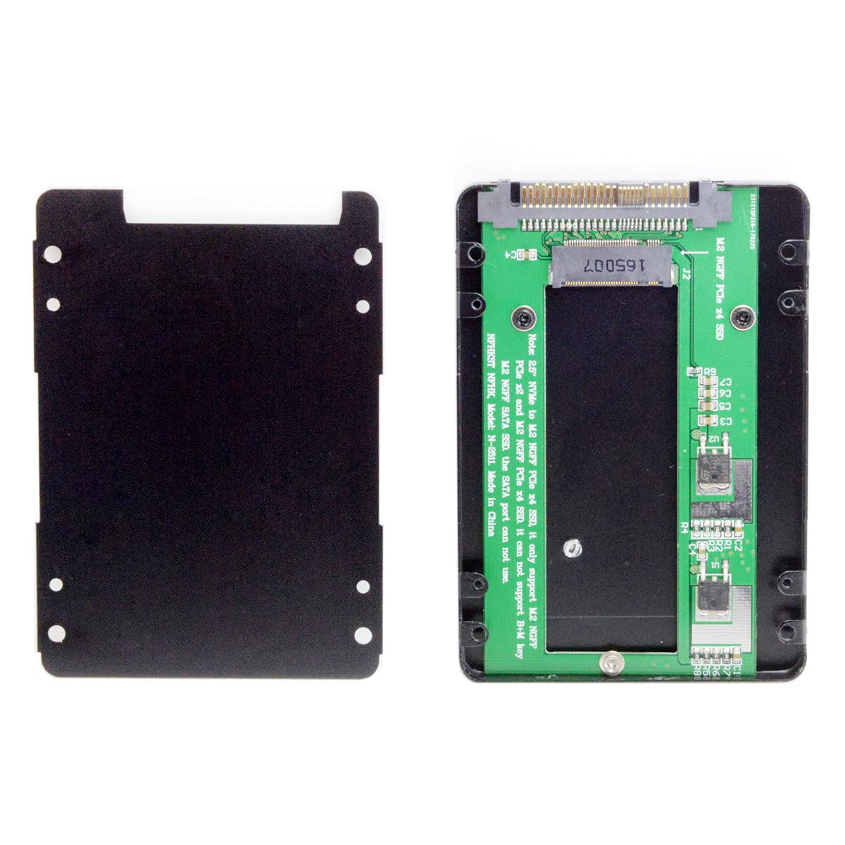 NFHK SFF-8639 NVME U.2 to NGFF M.2 M-key PCIe SSD Case Enclosure for Mainboard Replace Intel SSD 750 p3600 p3700