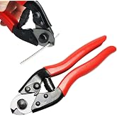 Muzata Cable Cutter Heavy Duty Stainless Steel Wire Rope Cutter M015, CT1 | Cut up to 5/32"(4mm) Wire Ropes and Cables, For Cable Railing &amp; Bicycle Brake Repair &amp; Other DIY Projects, Neatly Cutting