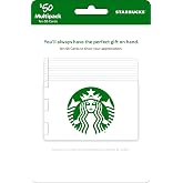 Starbucks Physical Gift Card | Multipack of $5 x 10 - $50