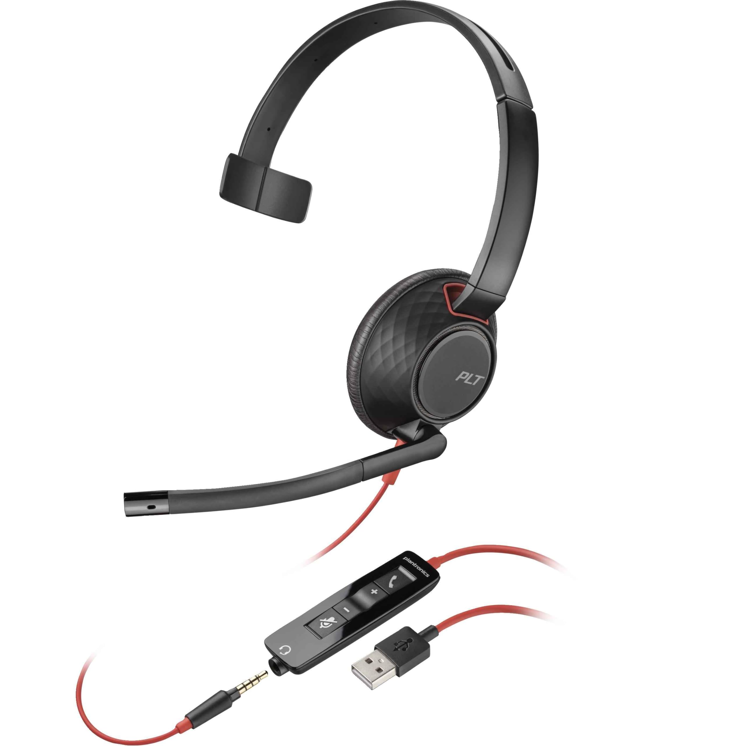 Poly Blackwire 5210, C5210 USB-A - Schnurgebundenes Mono-Headset mit USB-A
