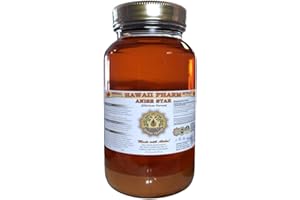 HAWAII PHARM HawaiiPharm Anise Star Liquid Extract, Organic Anise Star (Illicium verum) Tincture 32 oz Unfiltered