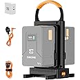 ZGCINE VM-C2 Kit 2-Channel V Mount Battery Charger Support 100W USB-C PD Fast Charger Built-in DC Input,D-TAP Output Fit for Most V Mount Batteris