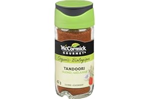 McCormick Gourmet, Premium quality Natural Herbs & Spices, Organic Tandoori Seasoning, 42g