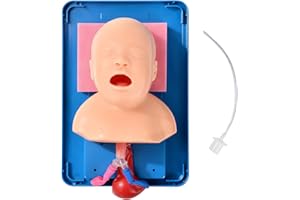 Ultrassist Infant Intubation Trainer, Pediatric Intubation Manikin, Tracheal Child &Infant Airway Management Trainer for Intubation Training
