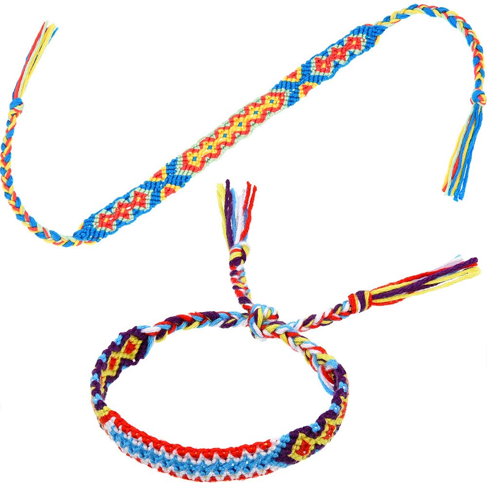 LoveInUSA Braided Bracelets,Nepal Style Friendship Bracelets Woven Bracelets Ankle Bracelets Friendship Souvenir