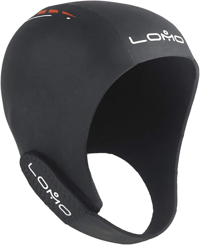 Smoothskin Neoprene Swimming Cap Black (Large) Amazon.co.uk Sports