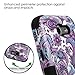 Wydan Case for Samsung Galaxy J3 Emerge / J3 2017 / J3 Prime / J3 Mission / J3 Eclipse / J3 Luna Pro/Sol 2 / Amp Prime 2 / Express Prime 2 - Hybrid Shockproof Protective Phone Cover - Paisley